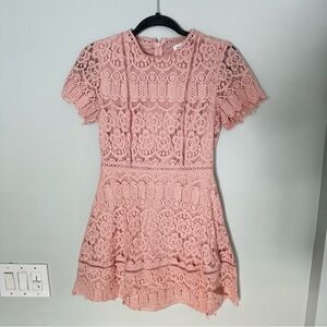 Light Pink Lace Dress